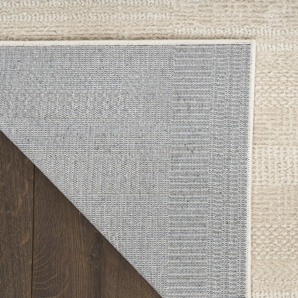 Nourison Nordic 2' x 6' Taupe Modern Indoor Rug