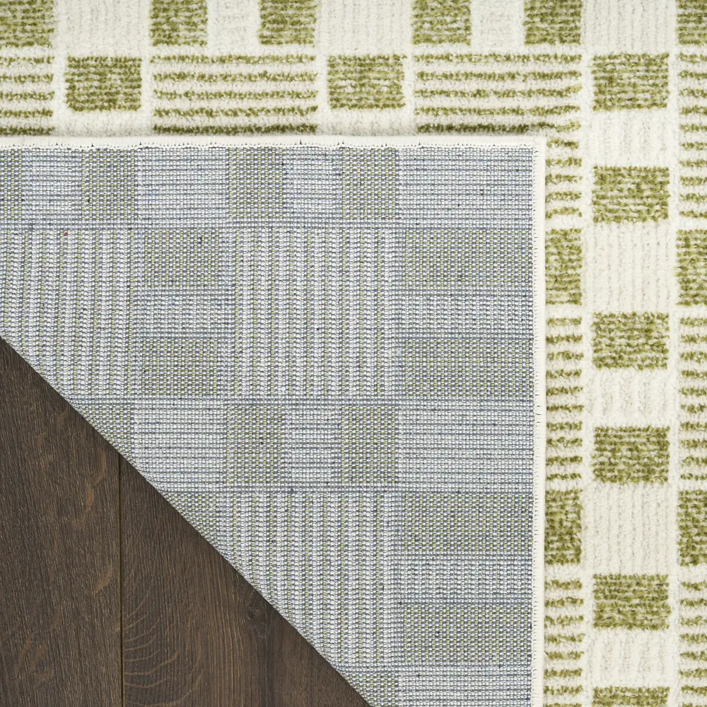 Nourison Nordic 5' x 7' Green Modern Indoor Rug