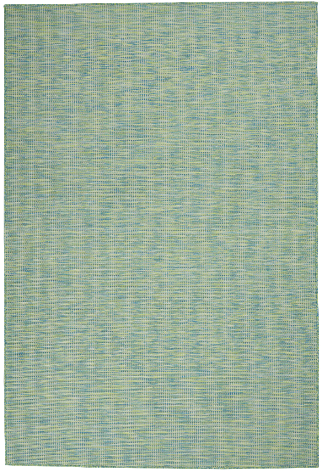 Nourison Positano 4' x 6' Blue Green Modern Rug