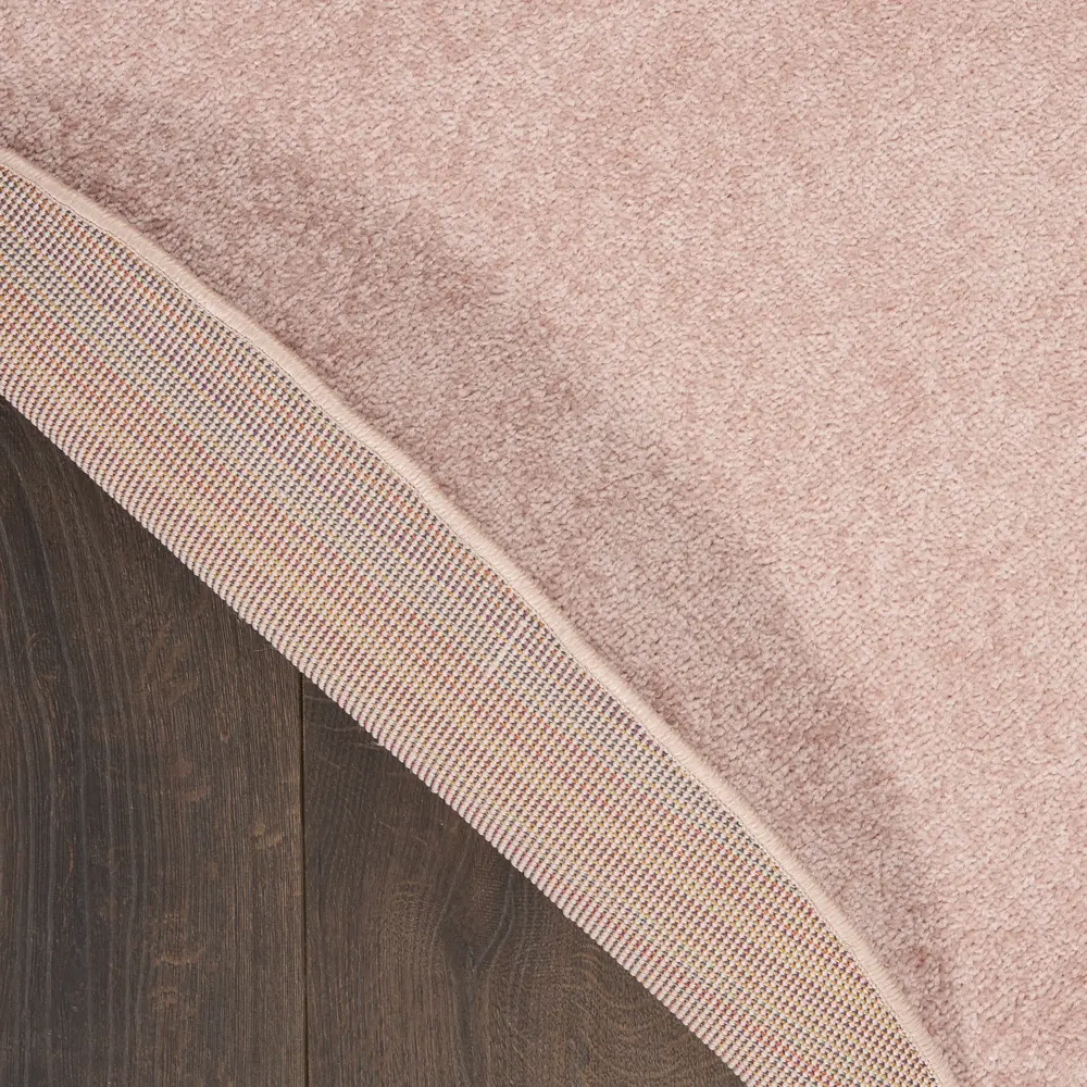 Nourison Essentials 4' x Round Pink Outdoor Rug