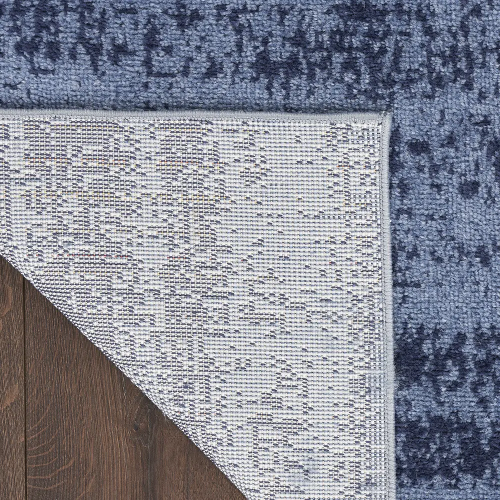 Nourison Essentials 5' x Square Denim Modern Rug