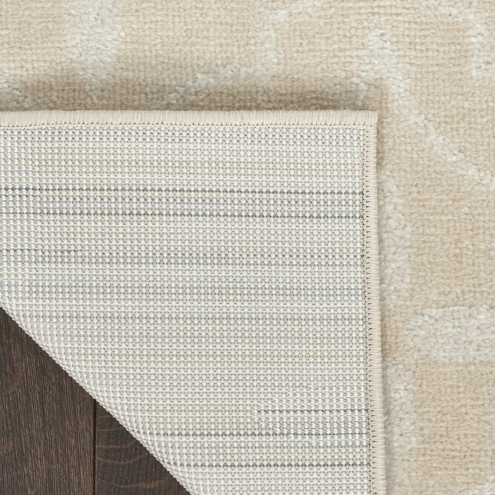 Nourison Essentials 6' x 9' Ivory Beige Modern Rug