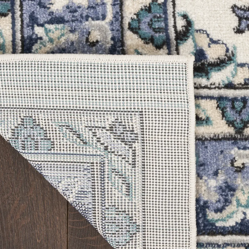 Nourison Essentials 10' x 14' Ivory Blue Vintage Rug