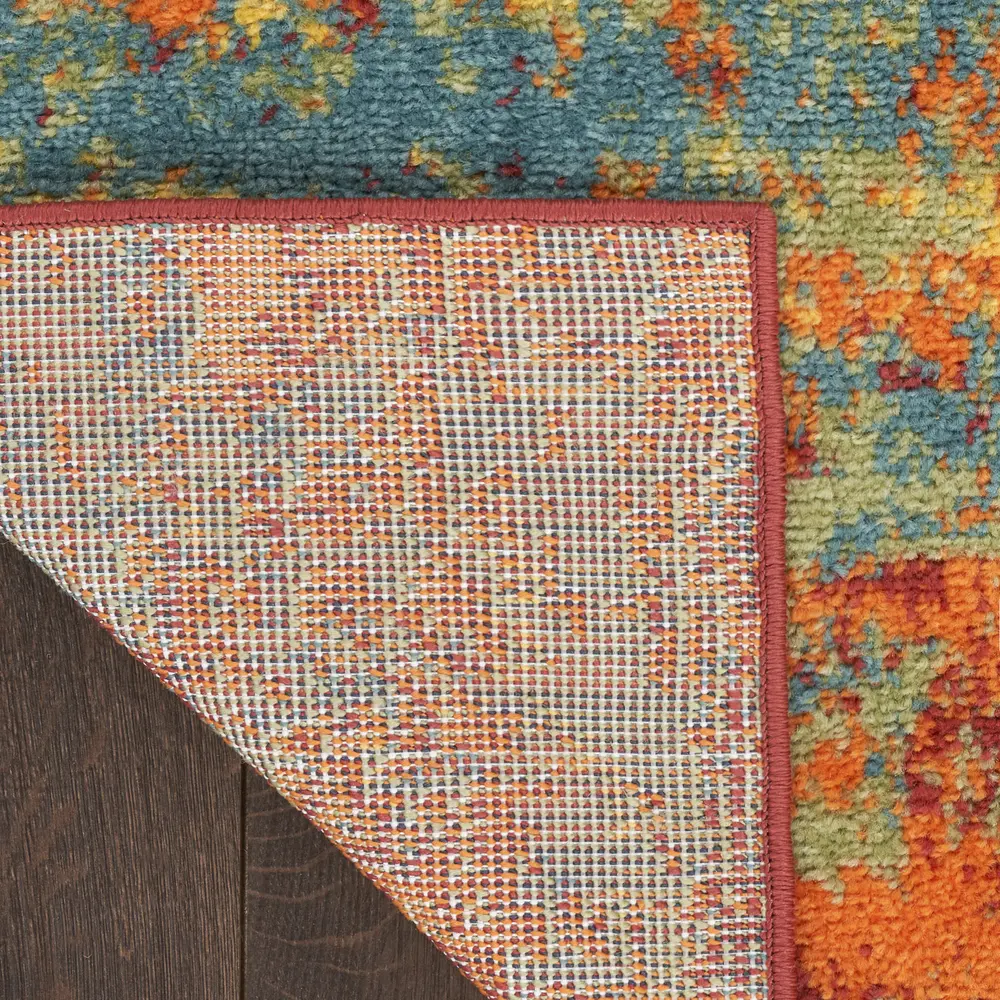 Nourison Essentials 4' x 6' Flame Modern Rug