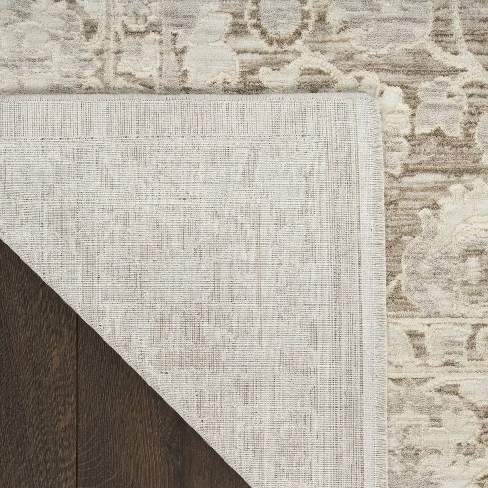 Nourison Outlines 10' x 13' Ivory Mocha Vintage Indoor Rug