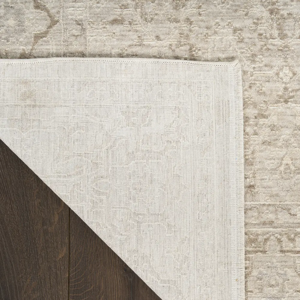 Nourison Outlines 10' x 13' Ivory Grey Vintage Indoor Rug