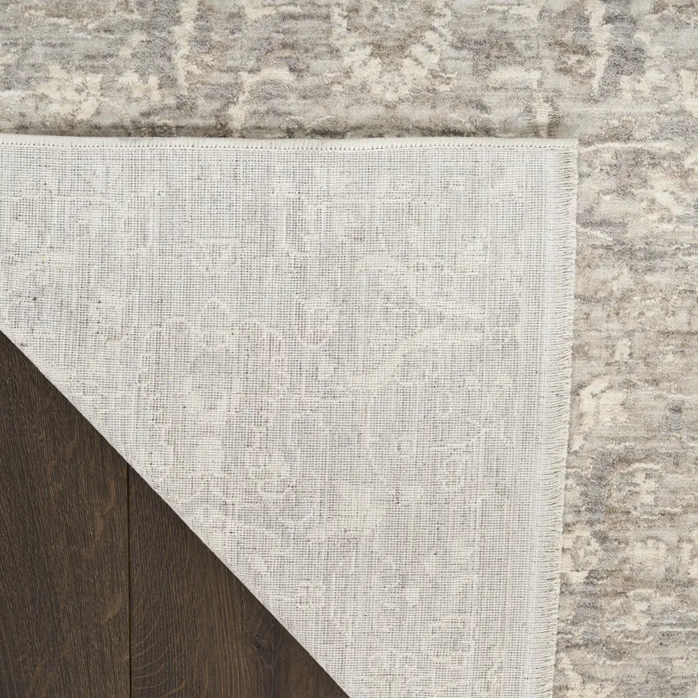 Nourison Outlines 9' x 12' Grey Vintage Indoor Rug