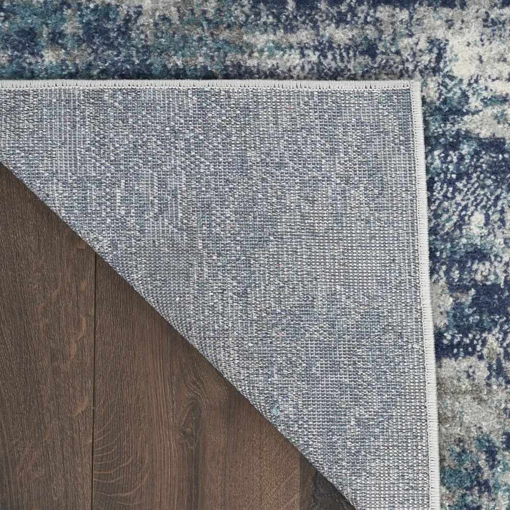 Nourison Passion 8' x 10' Ivory Teal Modern Indoor Rug