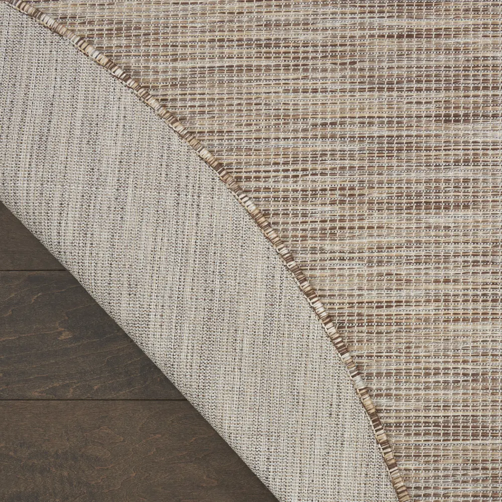 Nourison Positano 8' x Round Beige Modern Rug