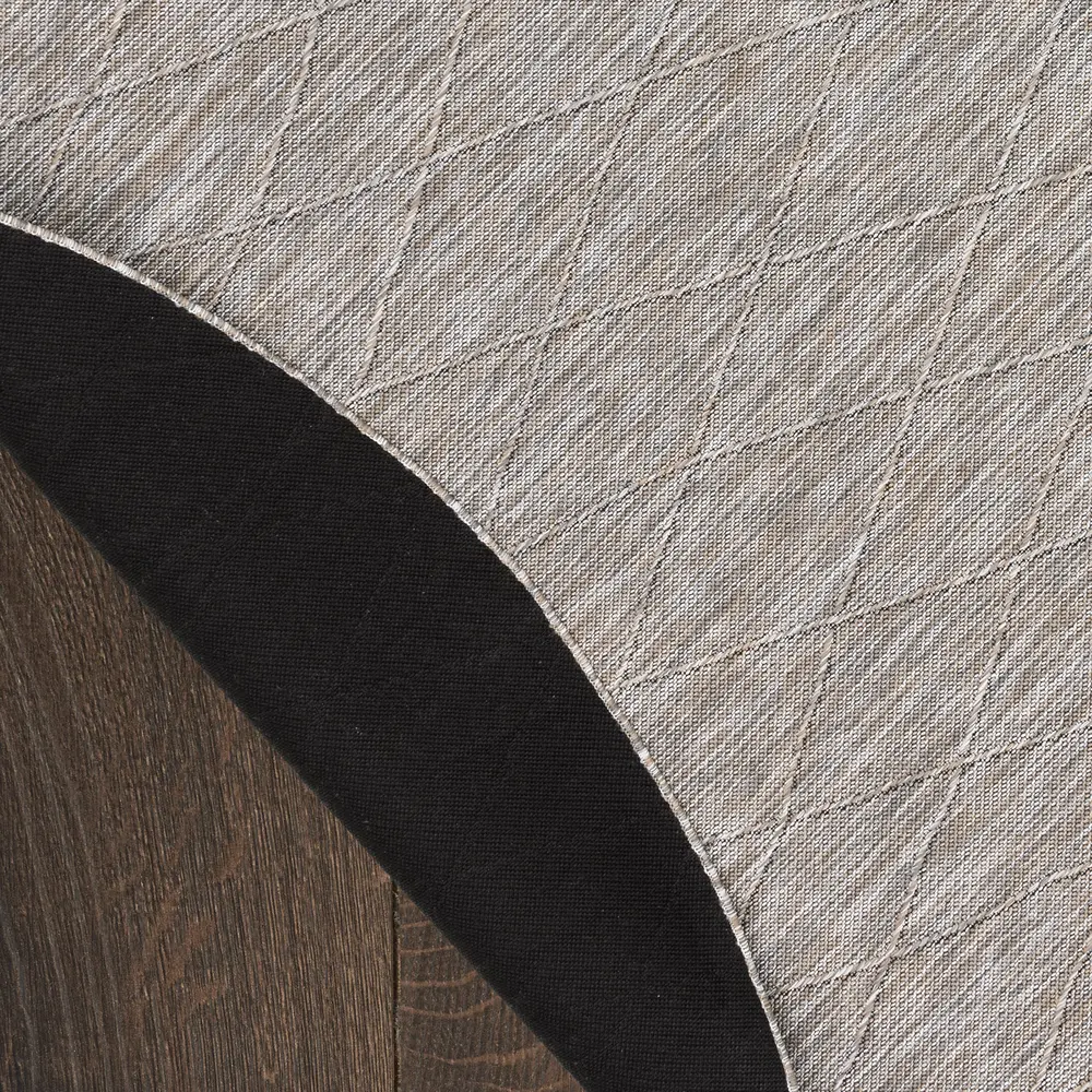 Nourison Practical Solutions 8' x Round Grey Mocha Modern Rug