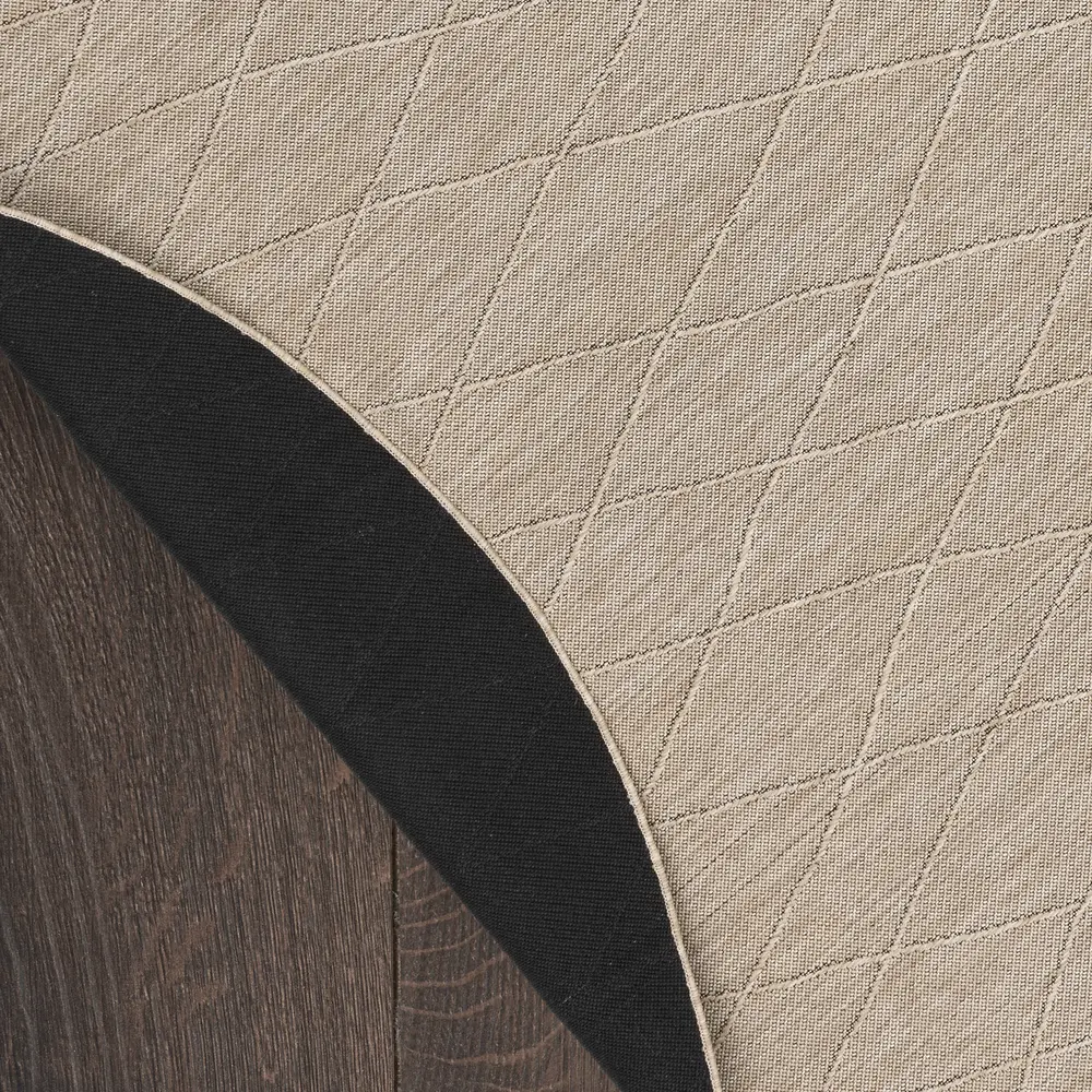 Nourison Practical Solutions 8' x Round Natural Modern Rug