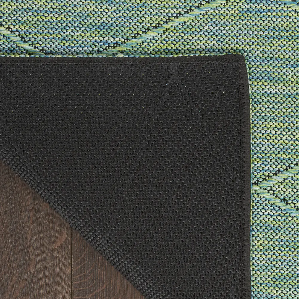 Nourison Practical Solutions 8' x 10' Blue Green Modern Rug