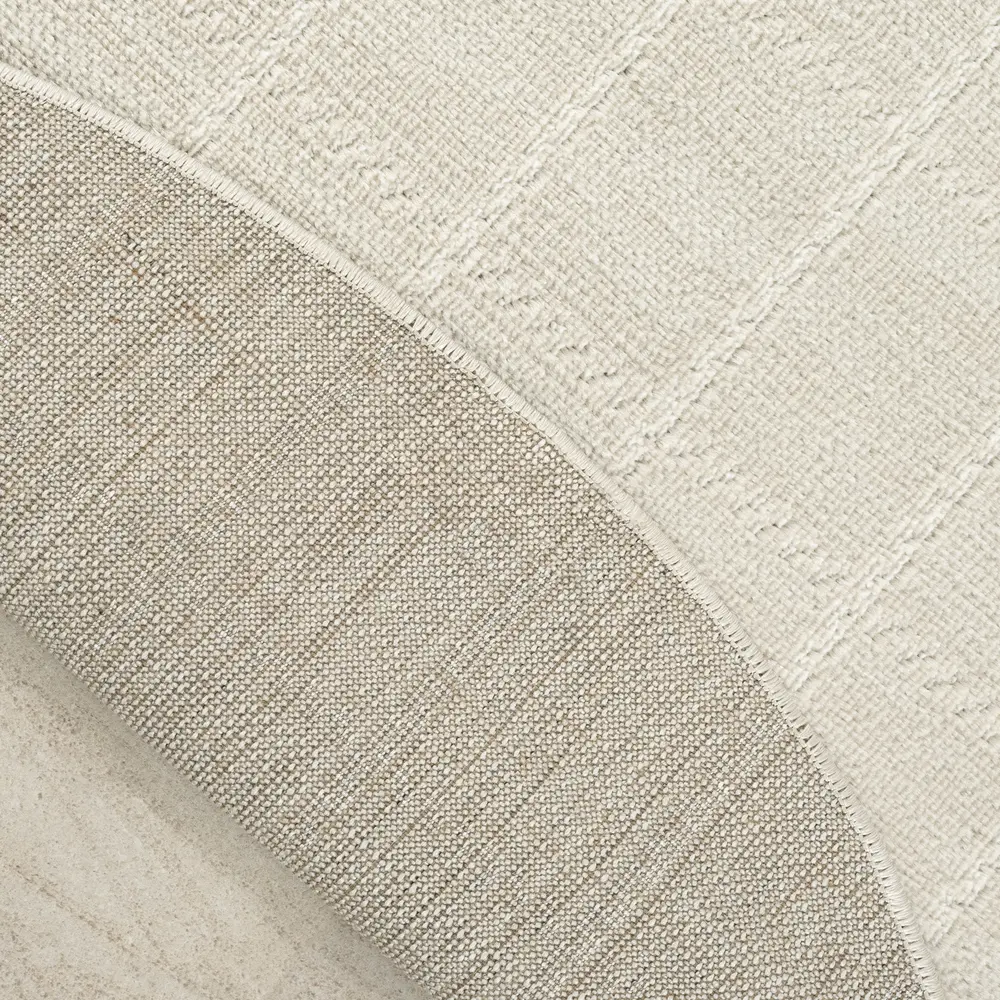 Nourison Serenity Home 8' x Round Ivory Modern Indoor Rug