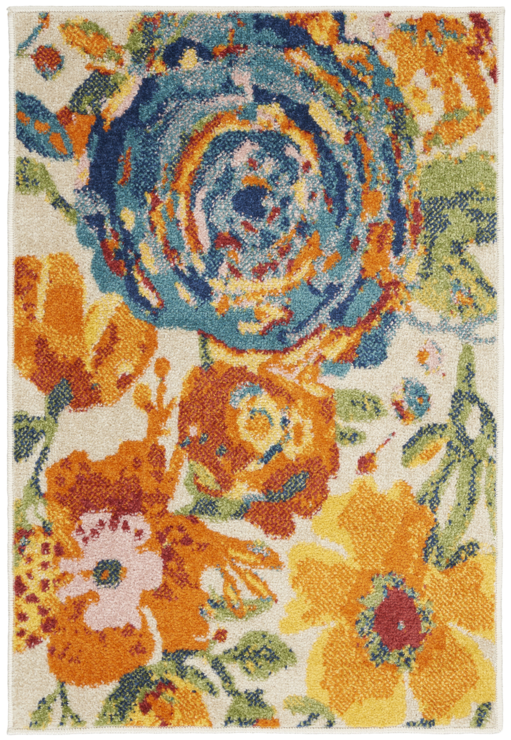 Nourison Allur 2' x 3' Ivory Multicolor Contemporary Indoor Rug