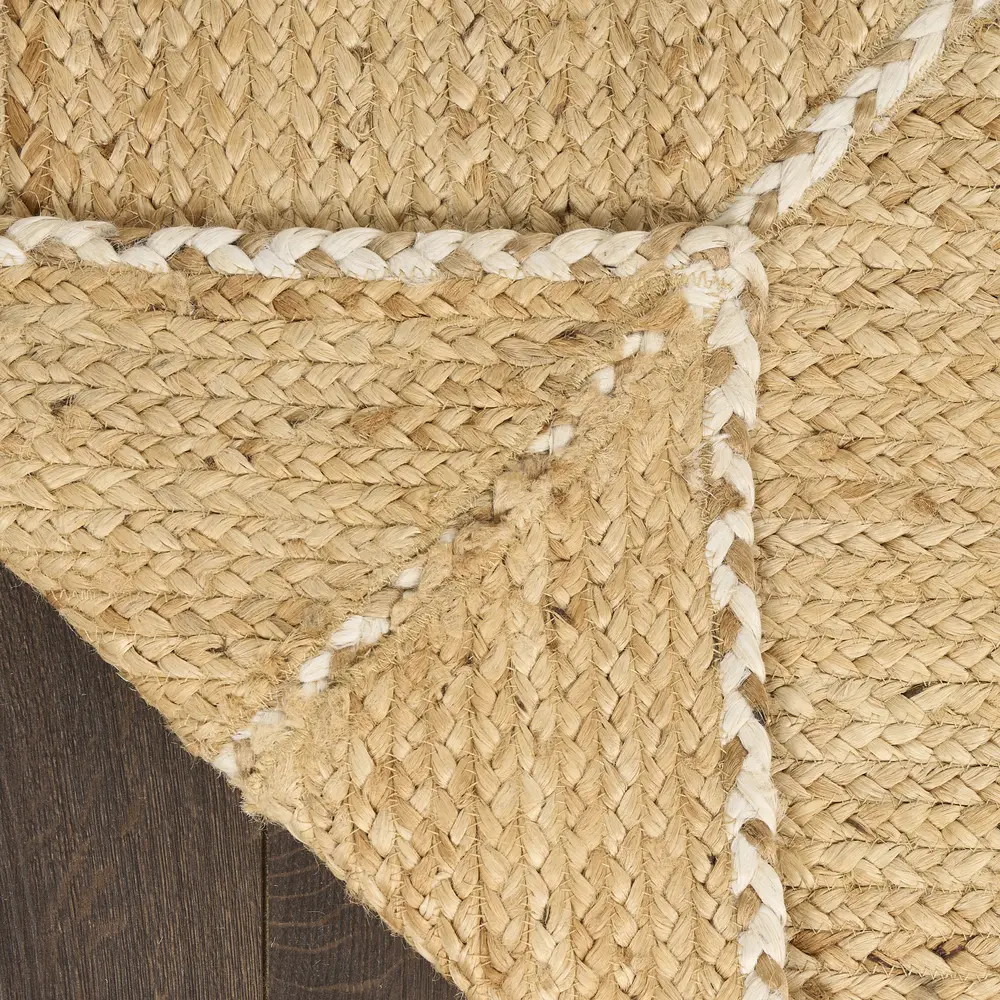 Nourison Terrazzo Jute 3' x 5' Natural Farmhouse Indoor Rug