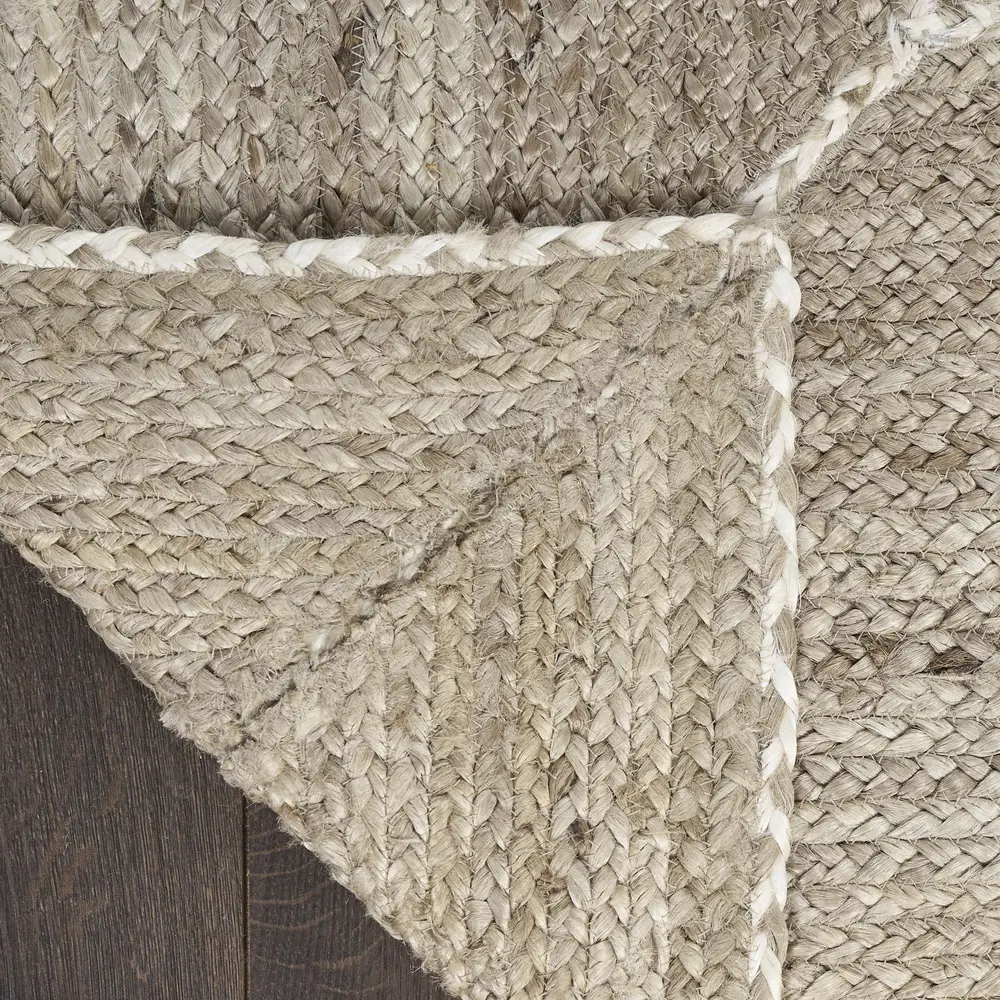 Nourison Terrazzo Jute 6' x 9' Natural Grey Farmhouse Indoor Rug