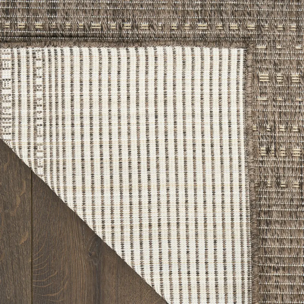 Nourison Tulum 2' x 6' Brown Outdoor Rug