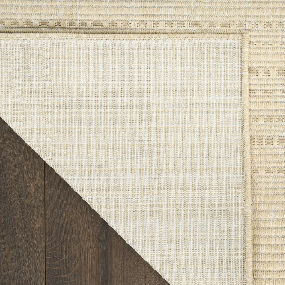 Nourison Tulum 3' x 5' Cream Outdoor Rug