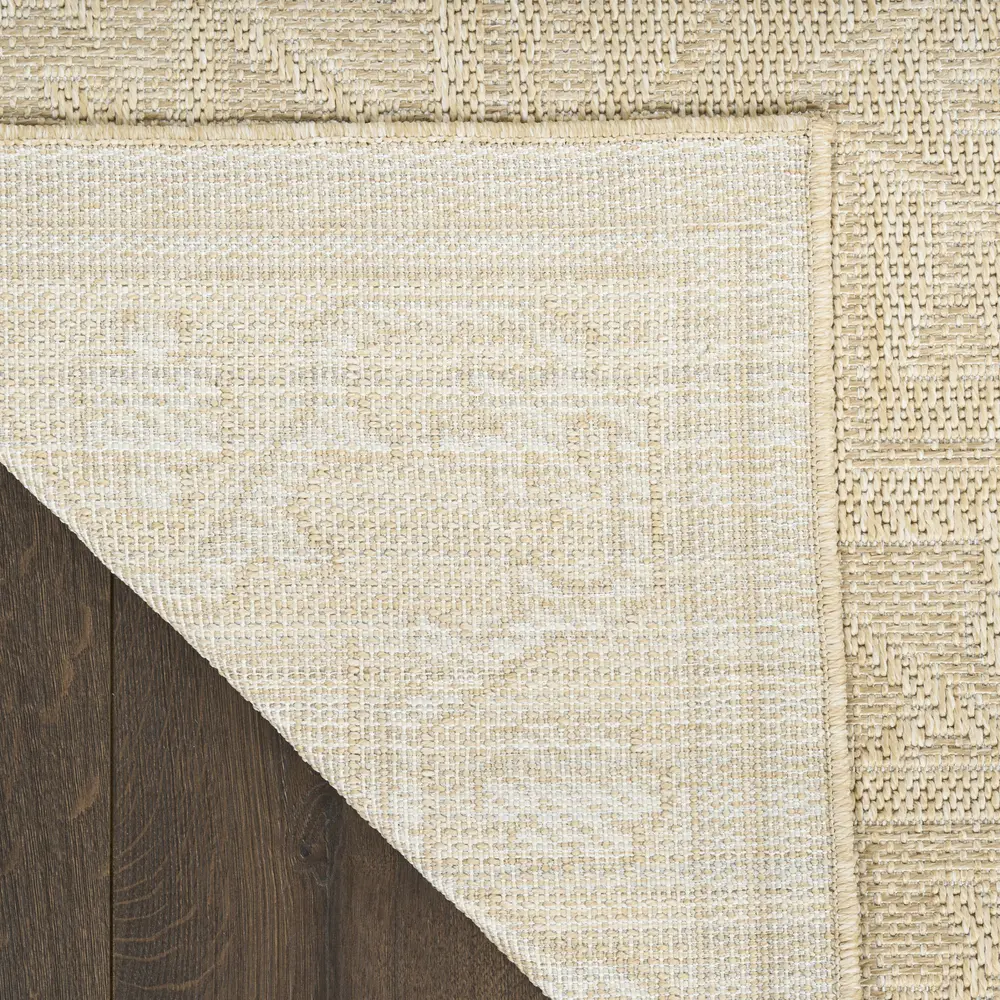 Nourison Tulum 6' x 9' Cream Outdoor Rug