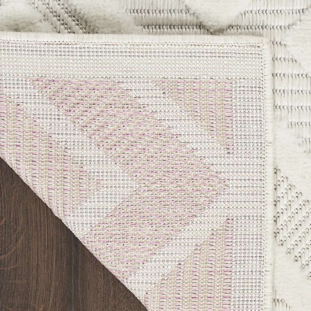 Nourison Versatile 6' x 9' Ivory White Modern Rug