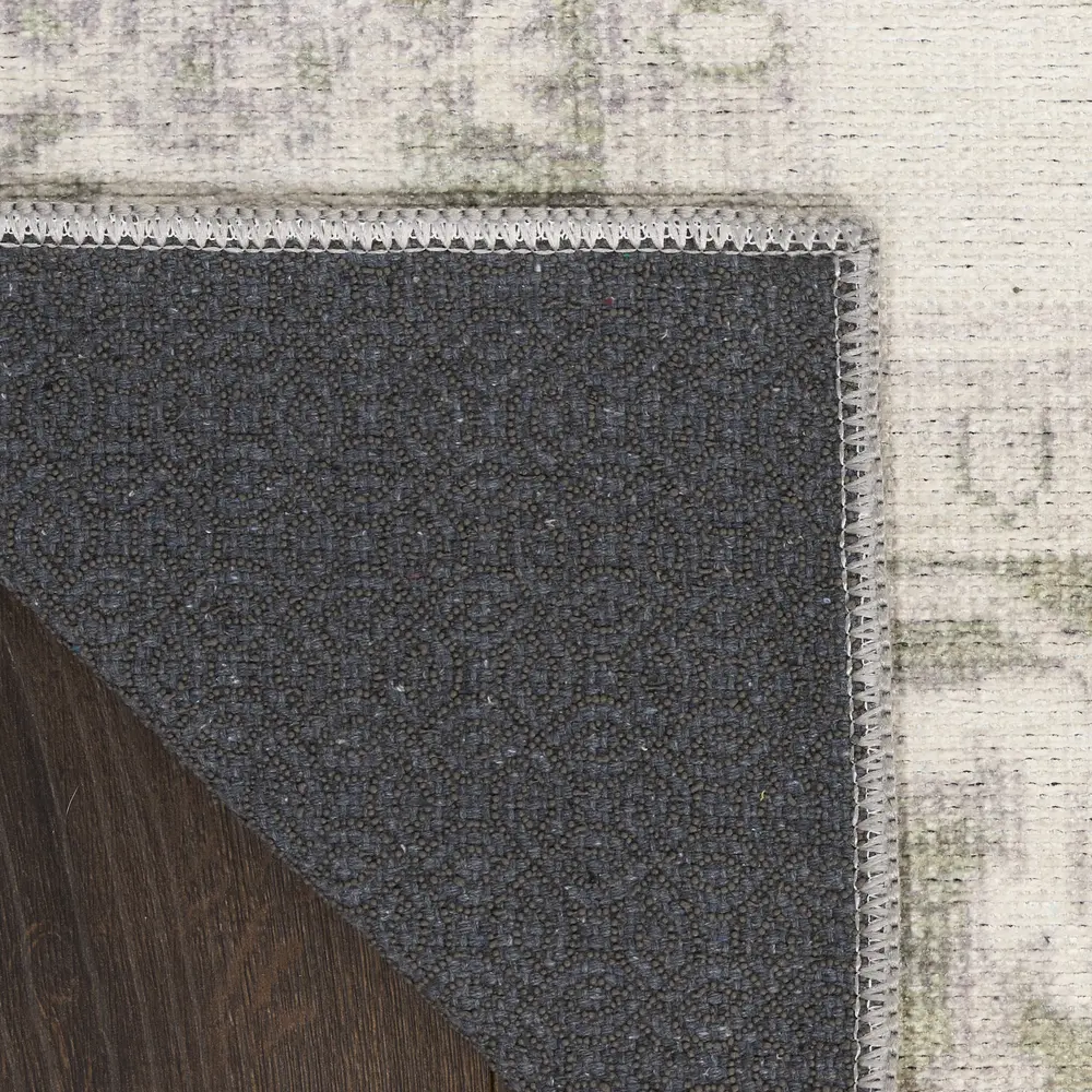 Nourison Vintage Washables 9' x 12' Green Vintage Indoor Rug