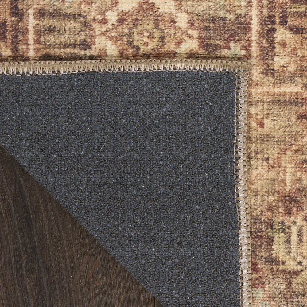 Nourison Vintage Washables 4' x 6' Gold Vintage Indoor Rug