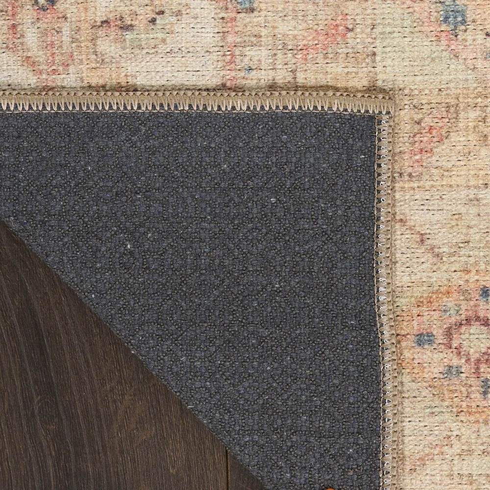 Nourison Vintage Washables 2' x 6' Multicolor Vintage Indoor Rug