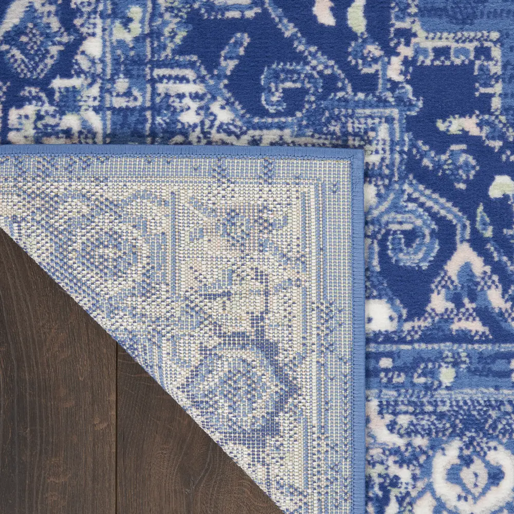 Nourison Whimsicle 3' x 5' Navy Farmhouse Indoor Rug