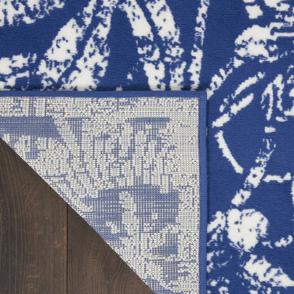 Nourison Whimsicle 5' x 7' Navy Farmhouse Indoor Rug