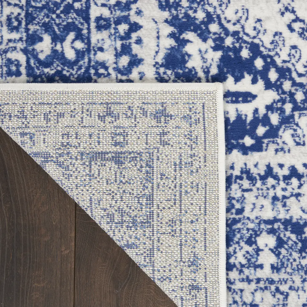 Nourison Whimsicle 2' x 3' Ivory Navy Farmhouse Indoor Rug