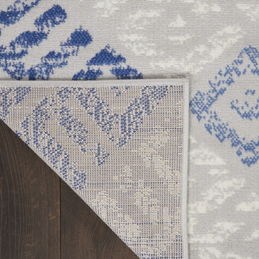 Nourison Whimsicle 3' x 5' Grey Blue Bohemian Indoor Rug