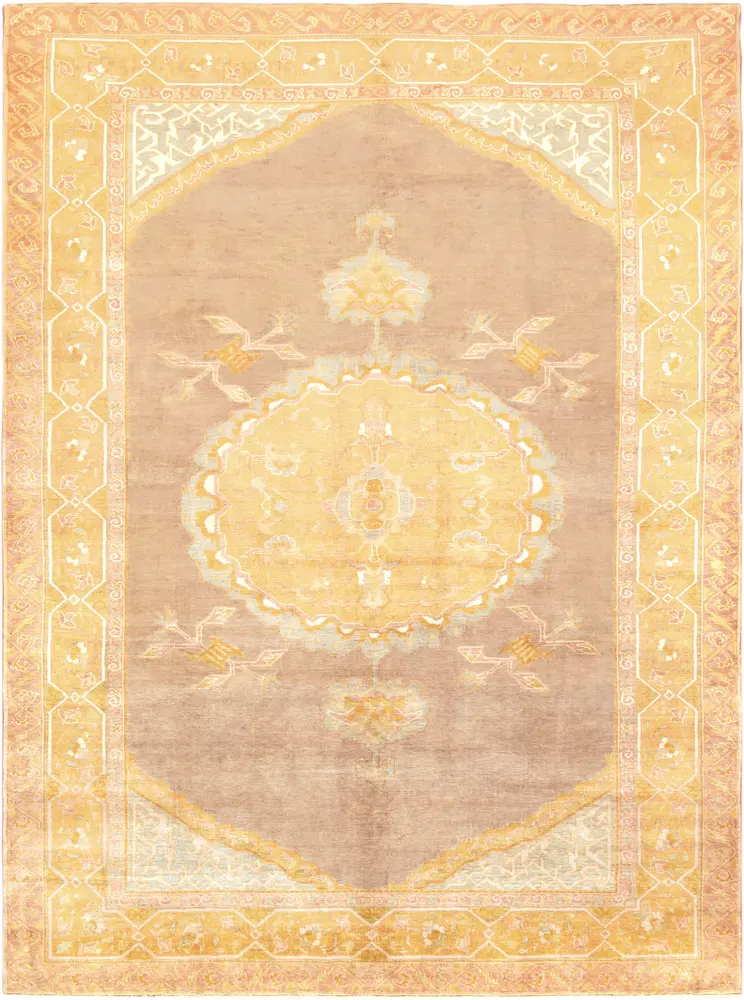 Pasargad Home Turkish Collection Hand-Knotted Lamb's Wool Area Rug- 9' 4