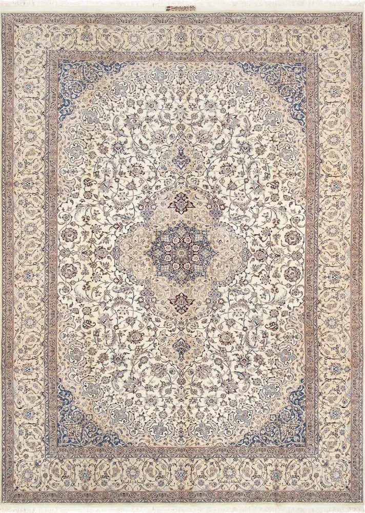 Pasargad Home Azerbaijan Collection Hand-Knotted Silk & Wool Area Rug- 8' 6