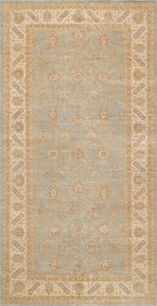 Pasargad Home Melody Collection hand-knotted Lamb's Wool Area Rug- 10' 2