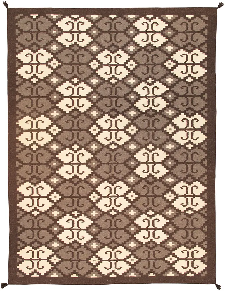 Pasargad Home Tuscany Collection Hand-Woven Wool Area Rug- 9' 1