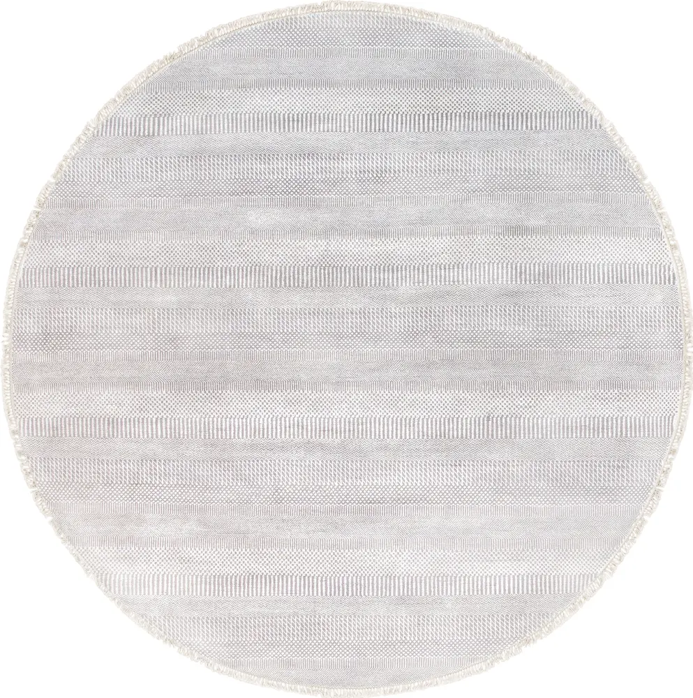 Pasargad Home Transitiona Collection Hand-Knotted Lamb's Wool Beige Area Rug-  7'11