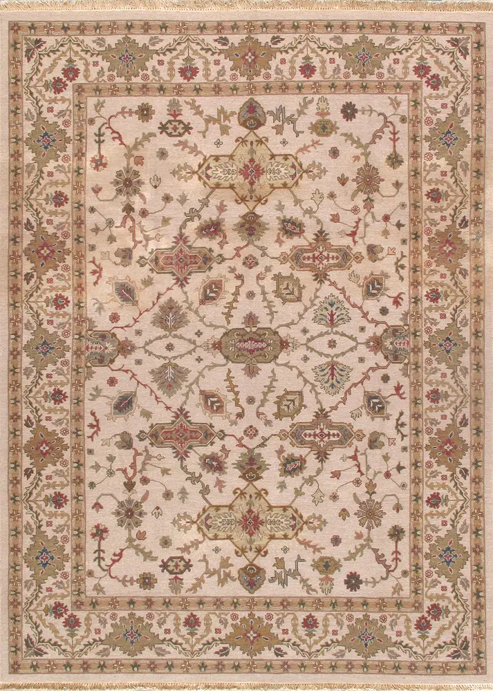 Pasargad Home Sumak Collection Hand-Woven Wool Area Rug- 8'11