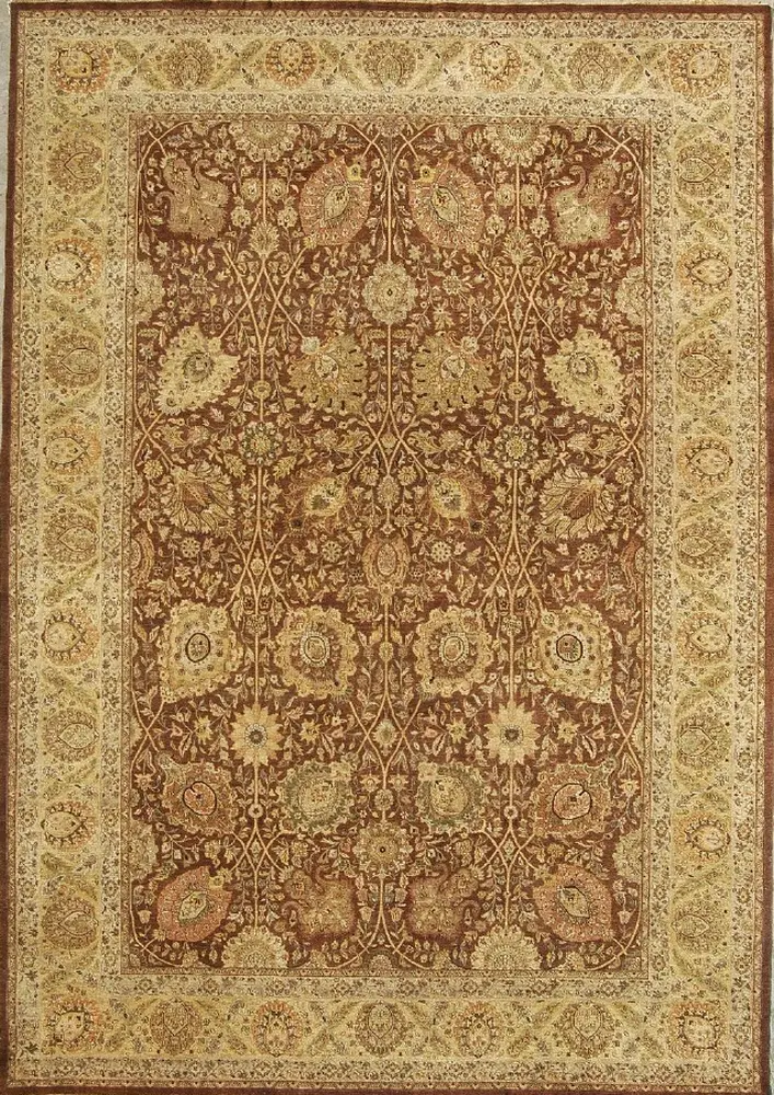 Pasargad Home Baku Collection Hand-Knotted Lamb's Wool Area Rug-10' 1