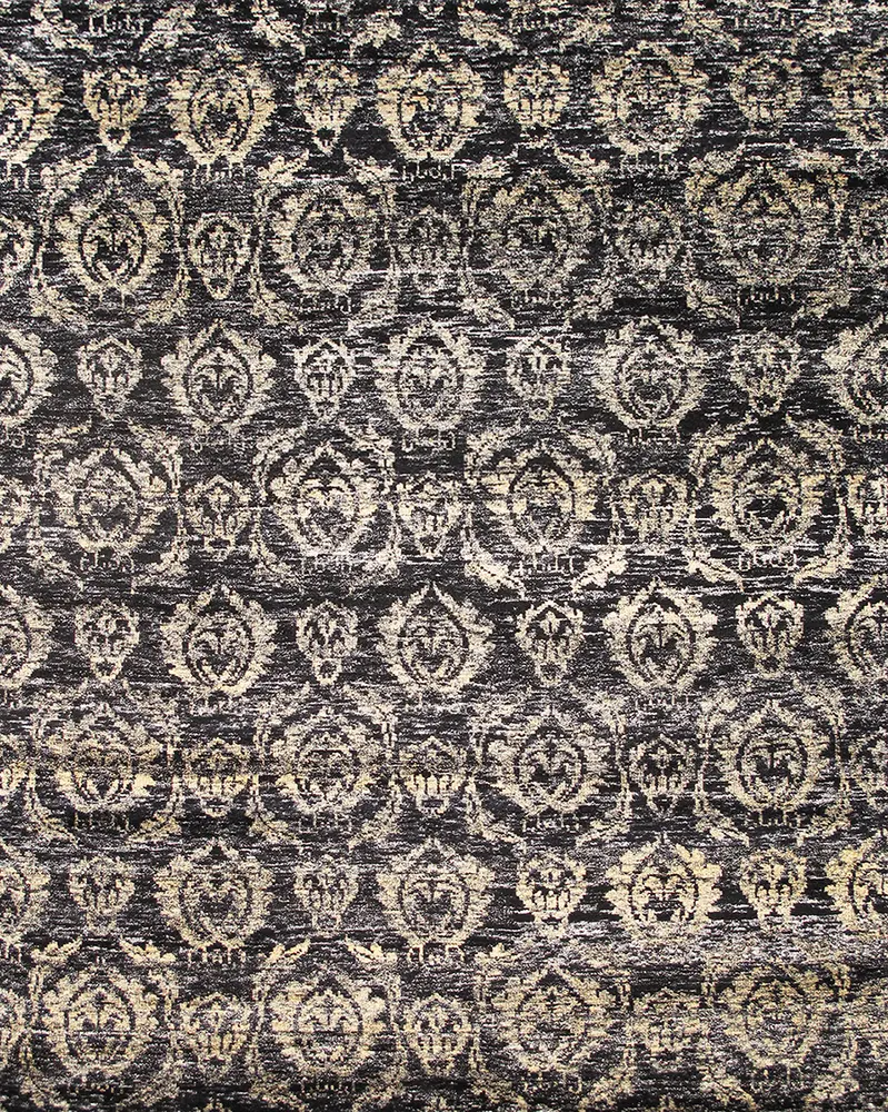 Pasargad Home Sari Silk Collection Hand-Knotted Area Rug- 8' 0