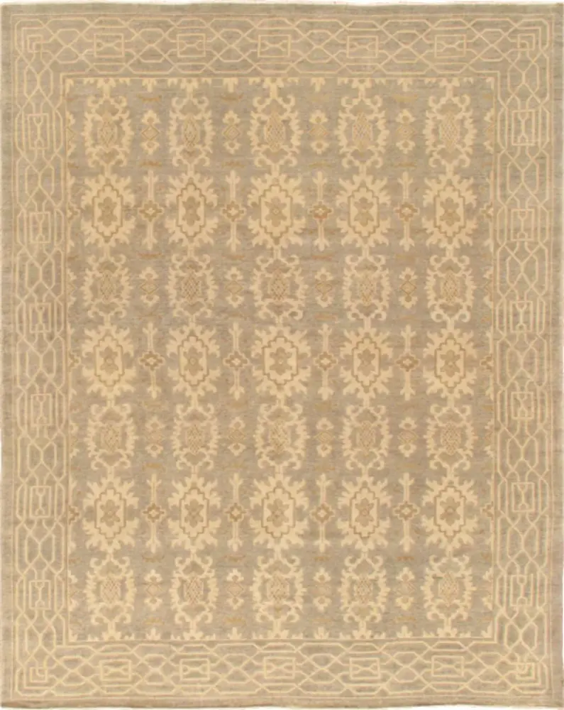 Pasargad Home Azerbaijan Collection Hand-Knotted Lamb's Wool Area Rug-10' 4