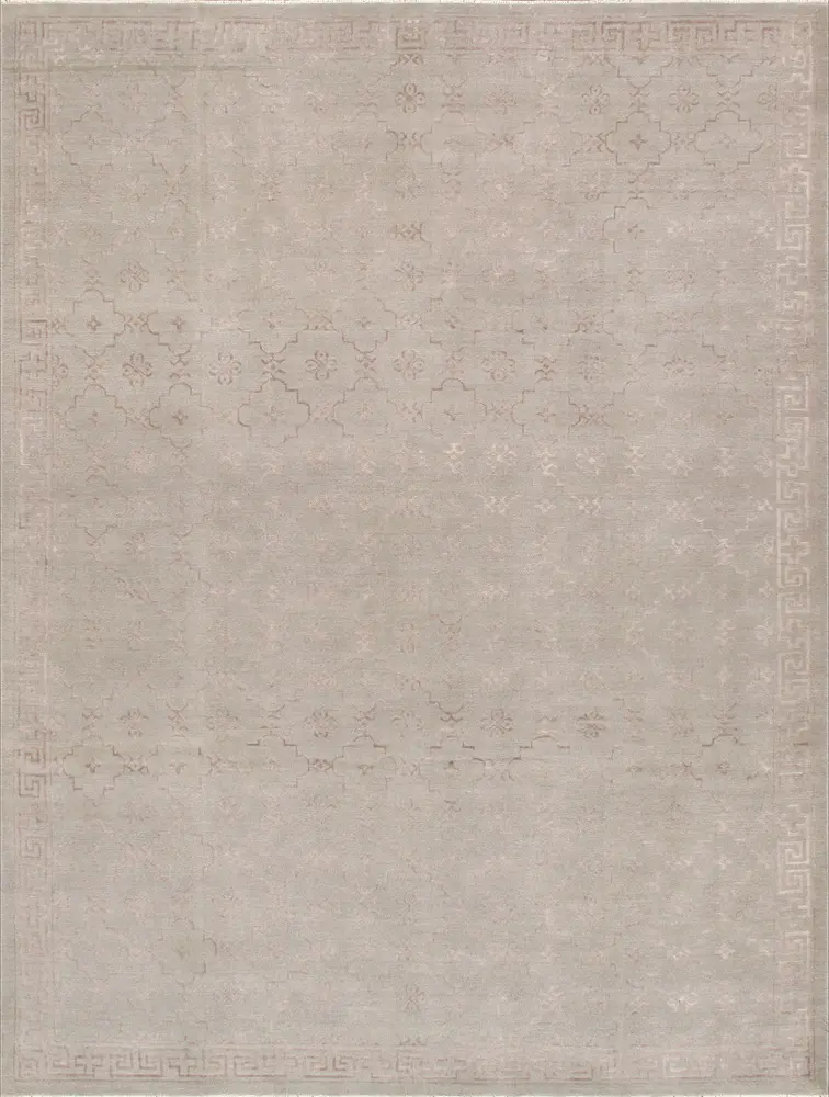 Pasargad Home Azerbaijan Collection Hand-Knotted Silk & Wool Area Rug-10' 2