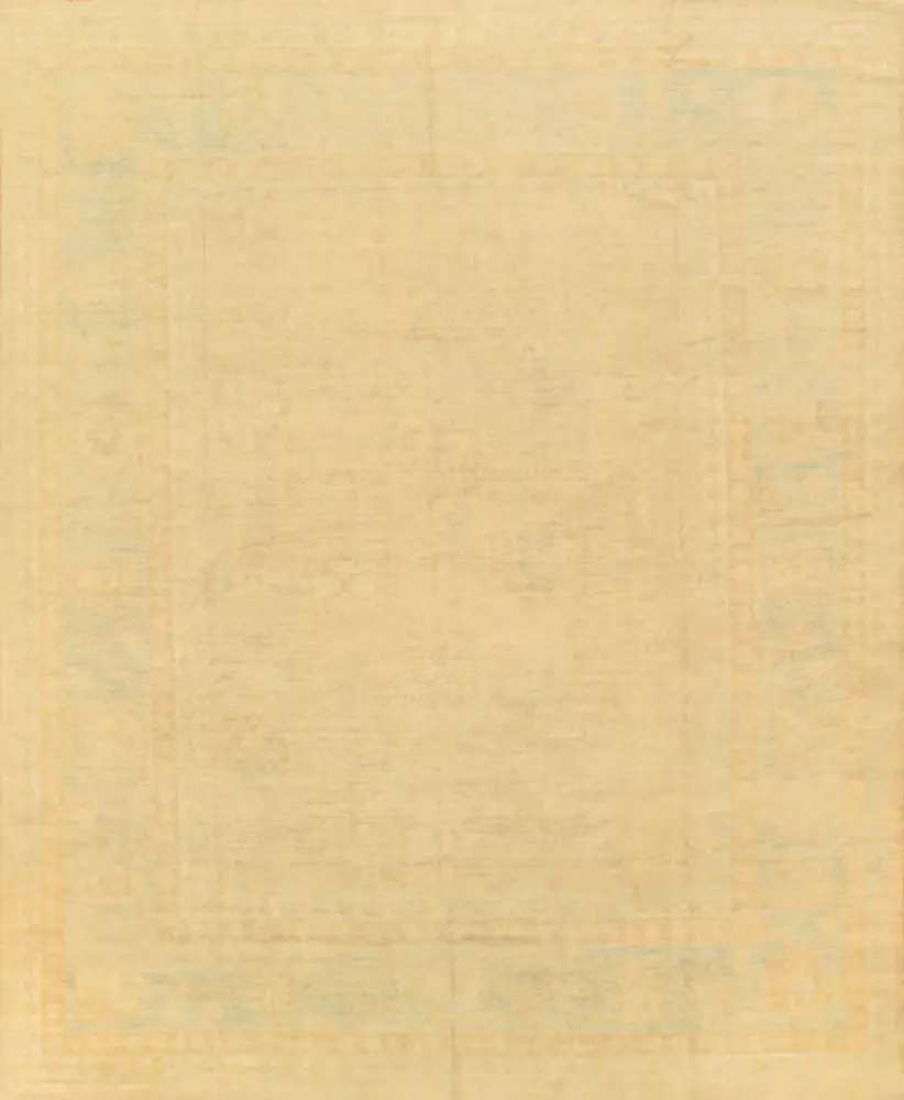 Pasargad Home Oushak Collection Hand-Knotted Lamb's Wool Area Rug- 12' 2