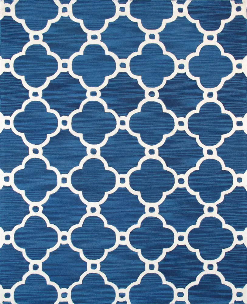 Pasargad Home Transitiona Collection Hand-Tufted Lamb's Wool Area Rug- 7' 9