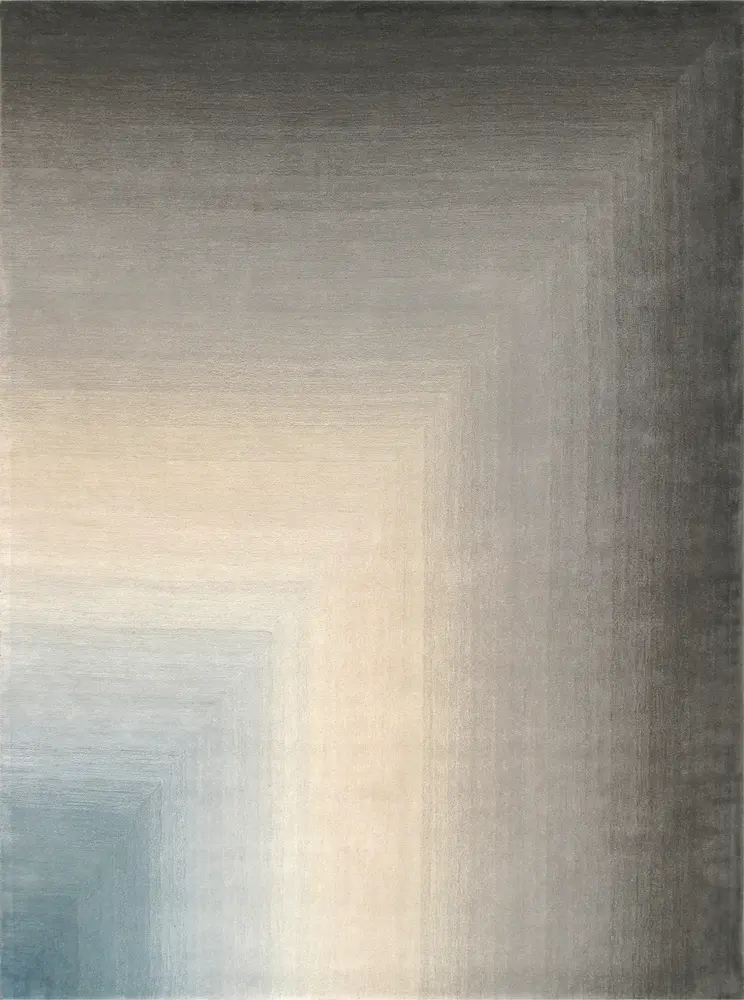 Pasargad Home Rodeo Collection Hand-Tufted Silk & Wool Area Rug- 8' 9