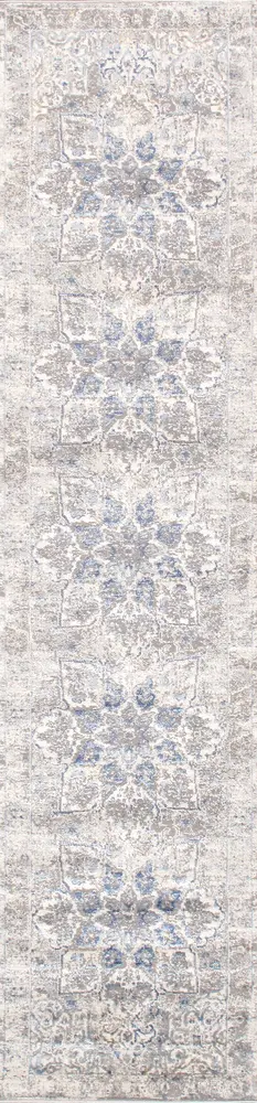 Pasargad Home Efes Design L. Grey Fabric Area Rug- 2' 6