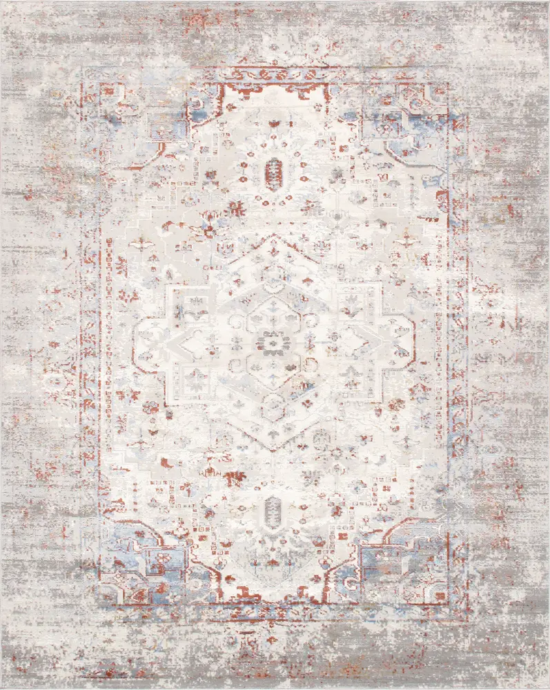 Pasargad Home Efes Design Power Loom Area Rug- 5' 0