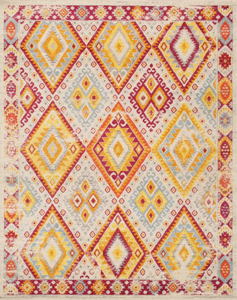 Pasargad Home Aldora Design Power Loom Area Rug- 9' 0