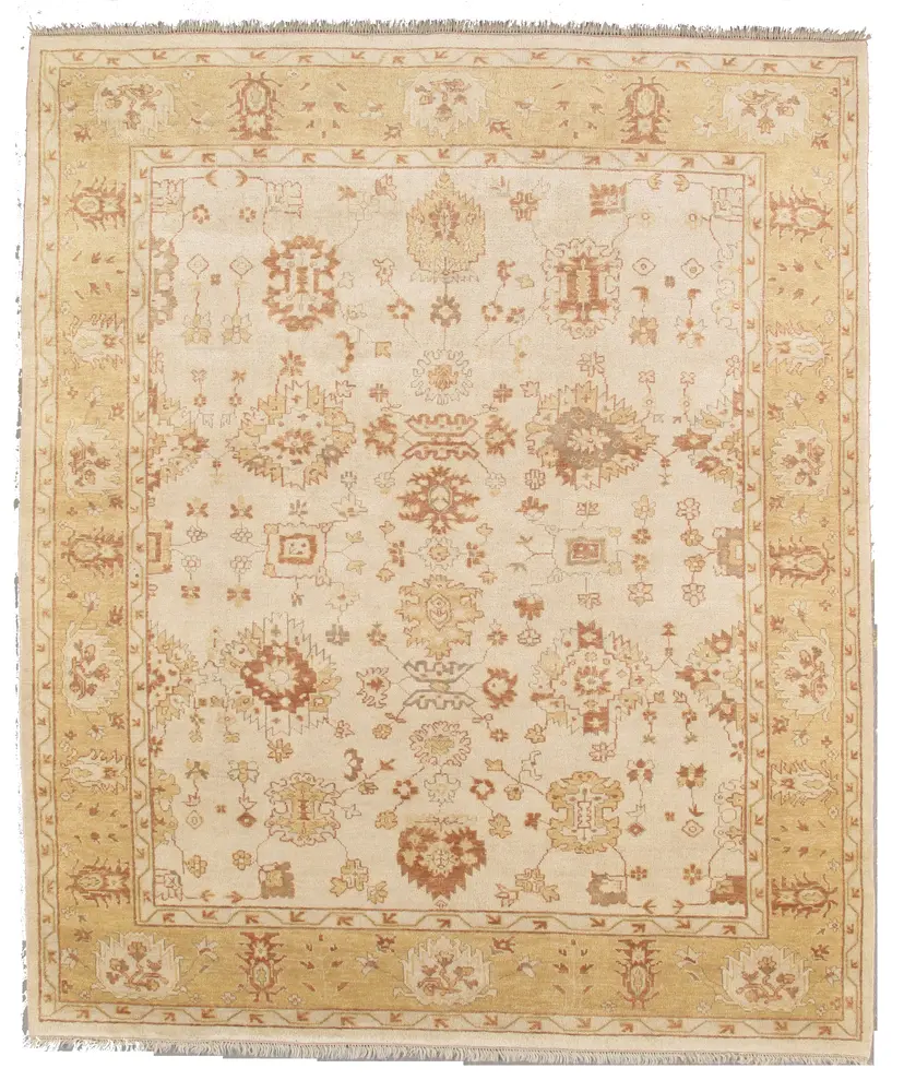 Pasargad Home Oushak Collection Hand-Knotted Lamb's Wool Area Rug-11' 5