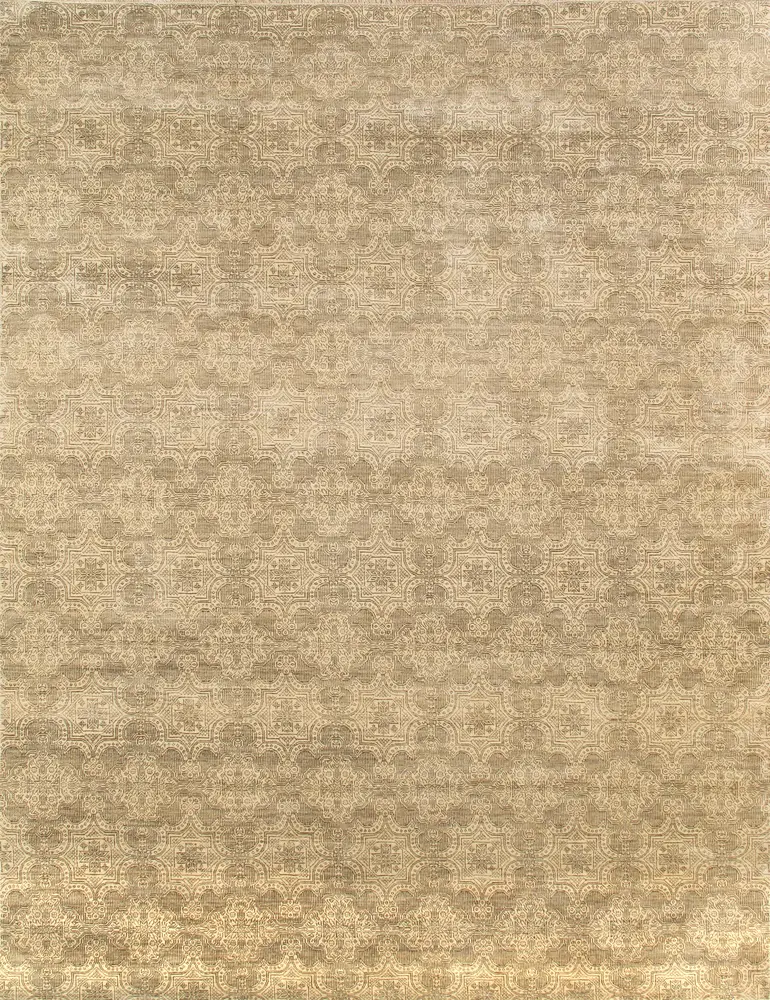 Pasargad Home Modern Collection Hand-Knotted Lamb's Wool Area Rug- 7' 11