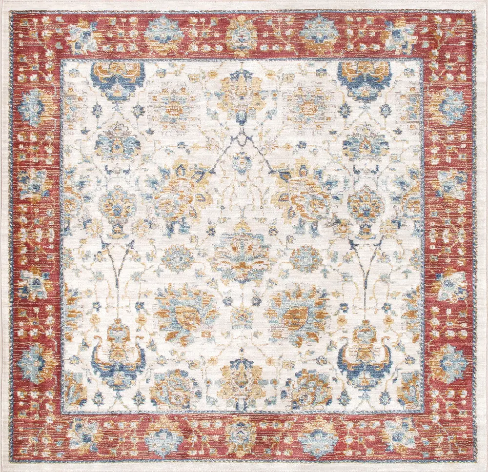 Pasargad Home Heritage Collection Power Loom Area Rug- 6' 0